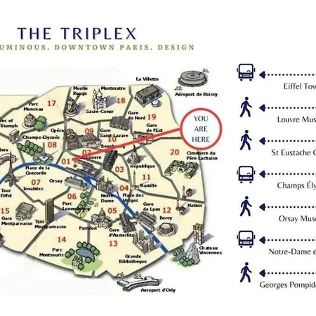 Apartment The Triplex - Cosy & Charming - Montorgueil Paris